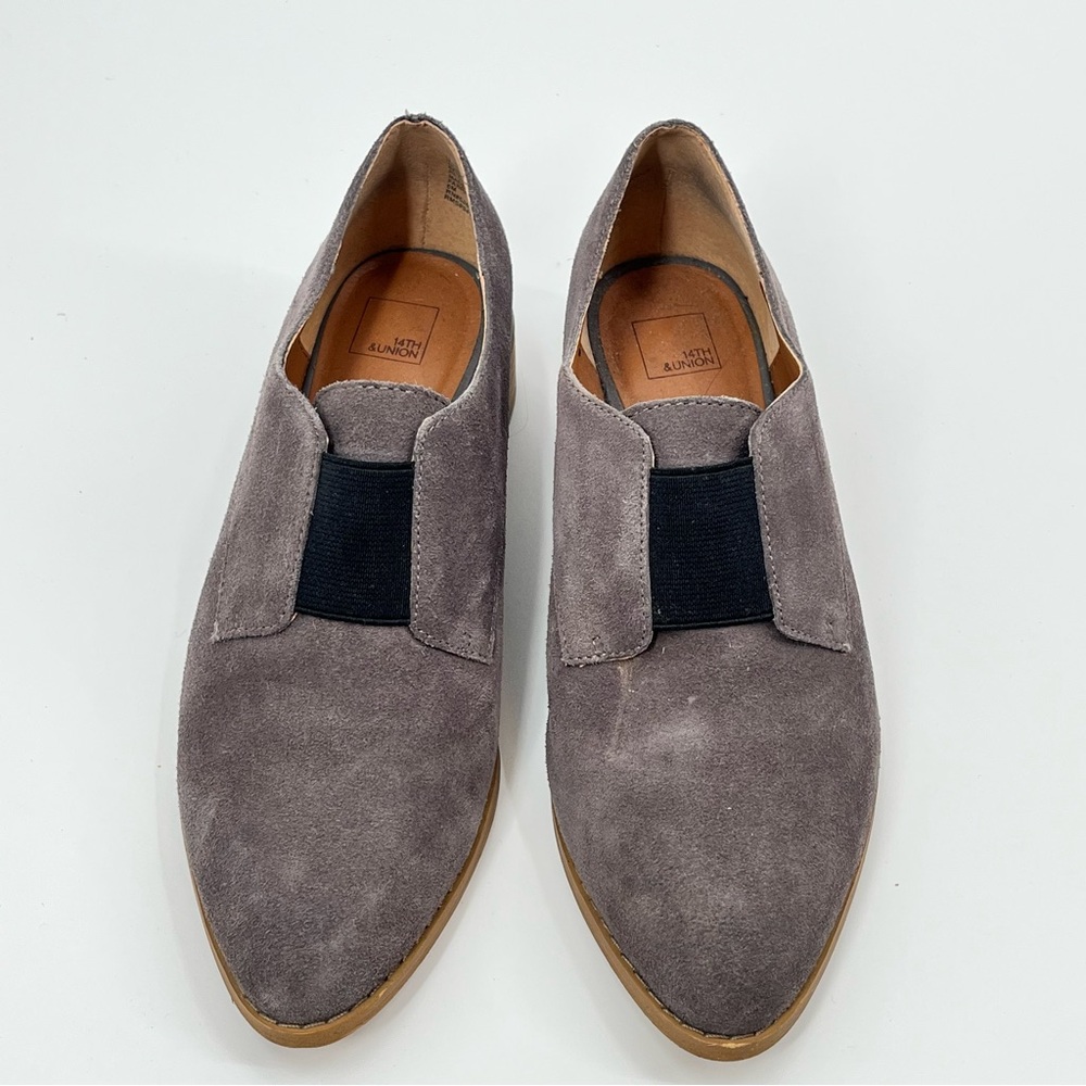 14th & Union Women’s Taupe Suede Loafers